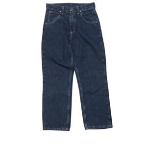 Wrangler Vintage Jeans – Dark Wash High-Rise Straight Leg